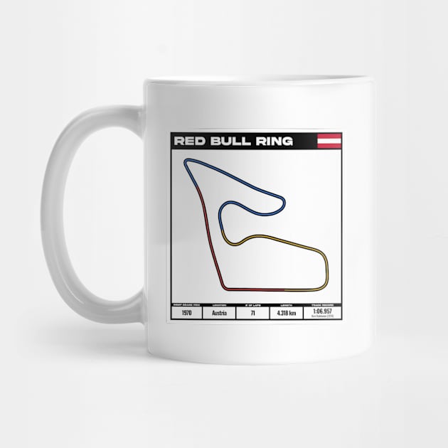 formula one circuit red bull ring - formula one track - formula 1 track T-Shirt Hoodie T-Shirt by digidashdigital